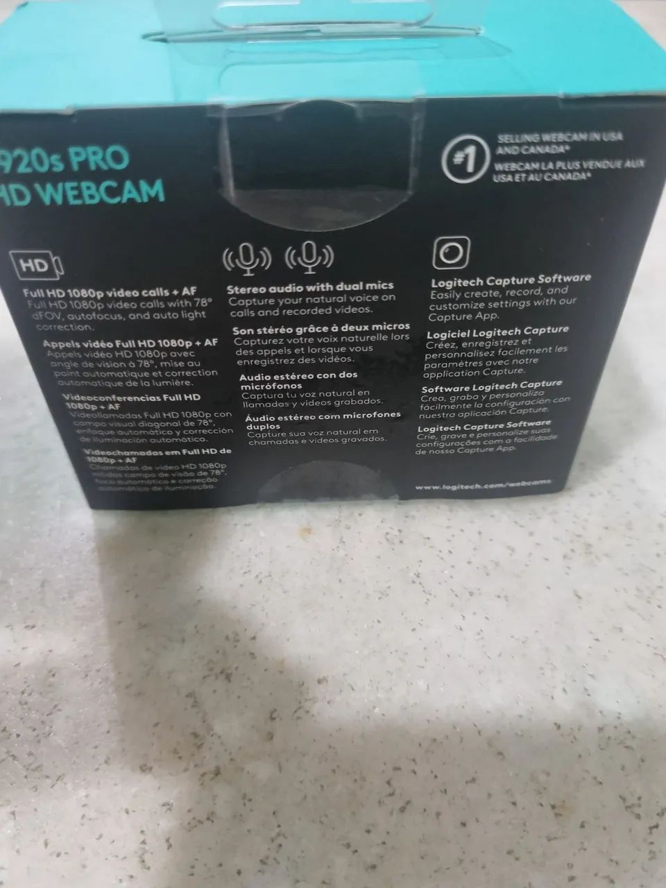 Webcam Logitech c920s NOVA LACRADA - Foto 2