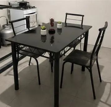 MESA DE MÁRMORE PRETO - Foto 3