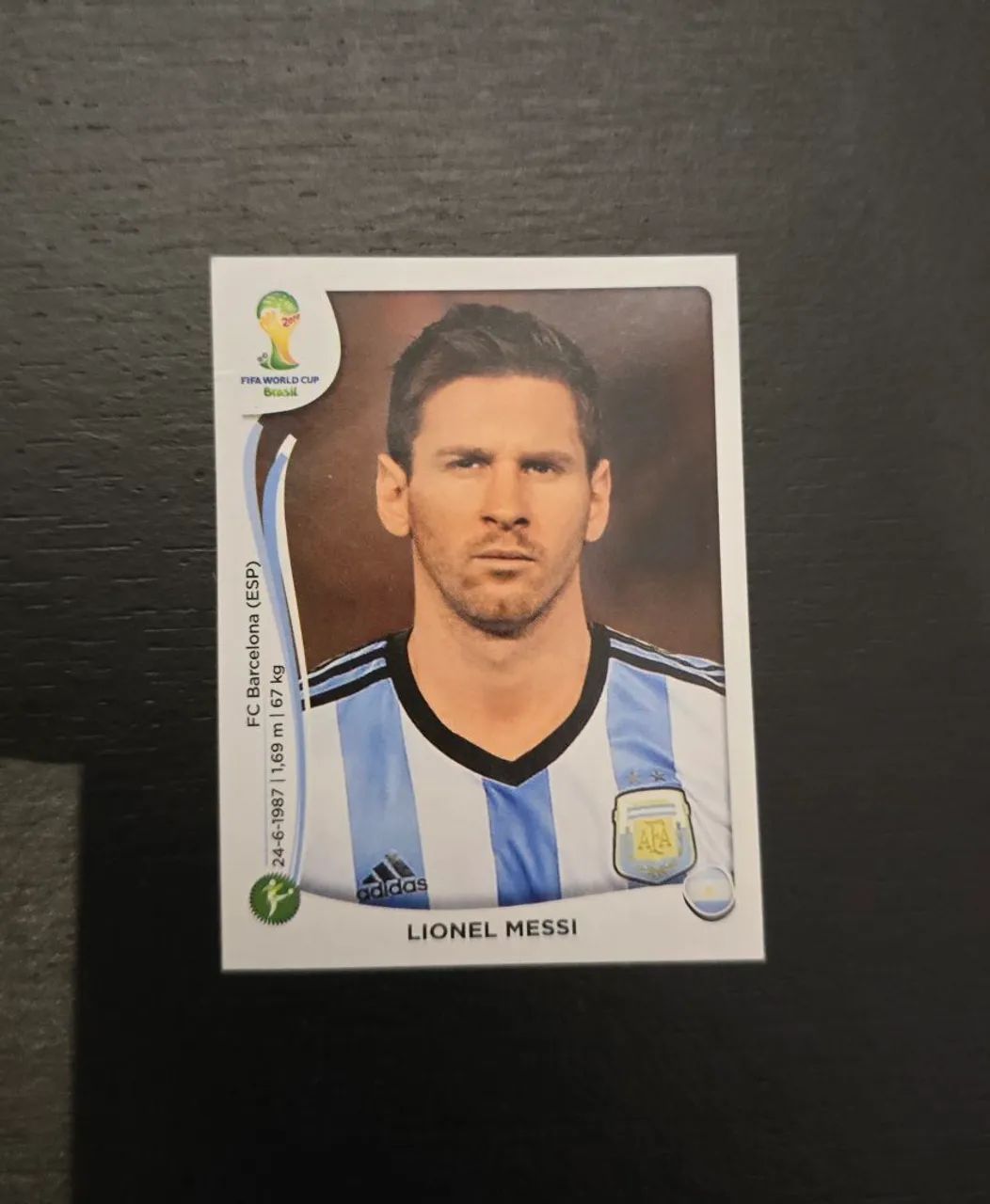 Figurinha da Copa do Mundo 2014 Messi N°430