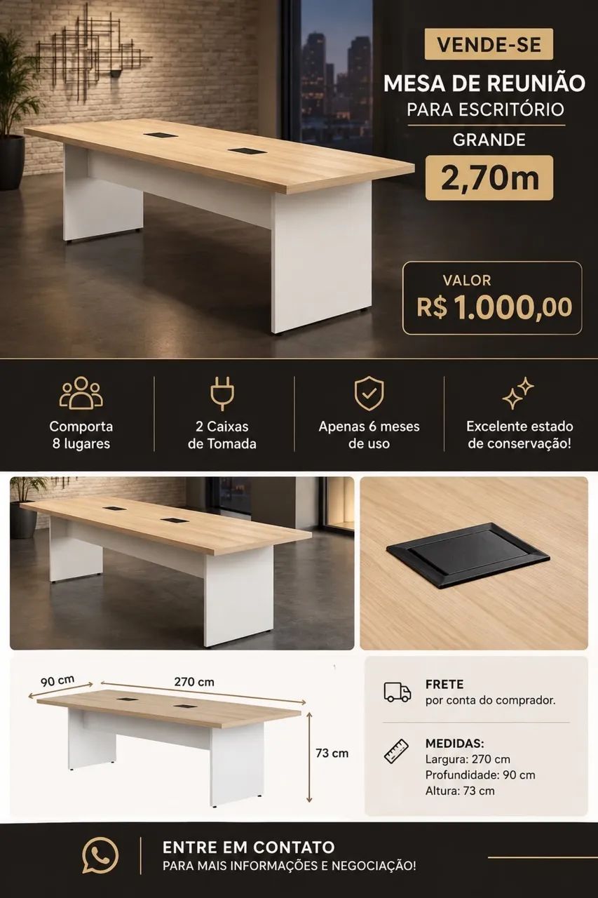 Mesa para escritório 