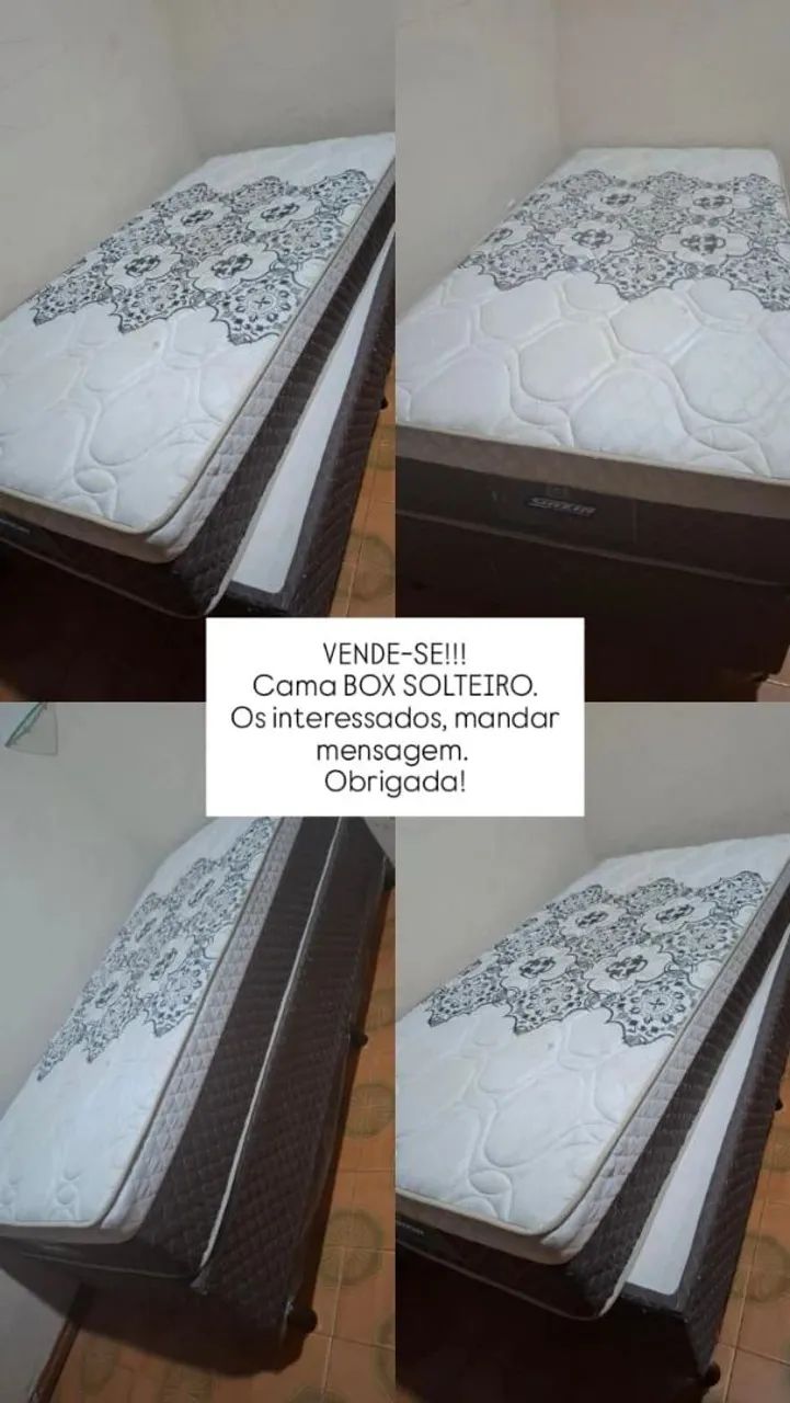Cama box solteiro
