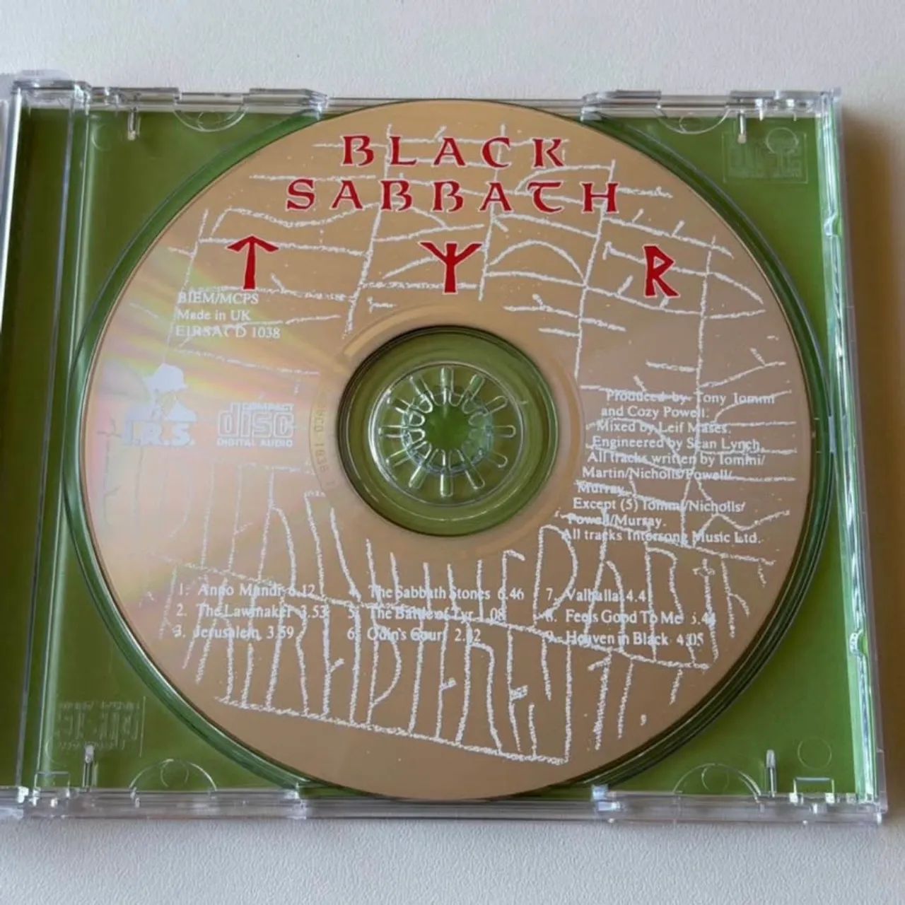 Black Sabbath Tyr Cd Importado Original Inglaterra UK 1990 - Foto 5