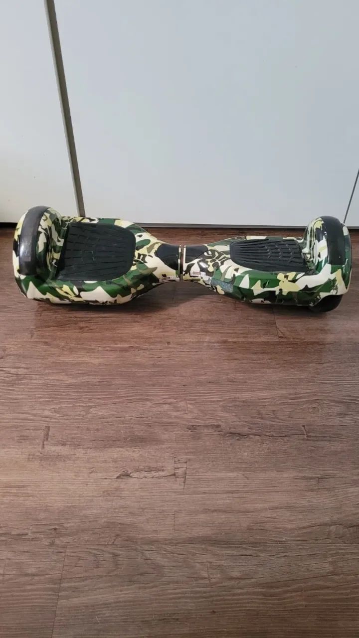  Hoverboard Skate Elétrico 6.5 Polegadas Com Led E Bluetooth Fogo E Gelo Hoverboard Skate  - Foto 3