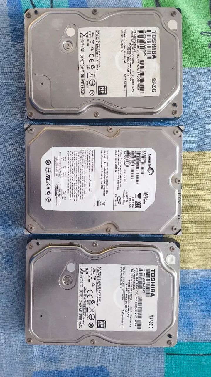 HD 500GB à venda - Perfeito para upgrade, jogos e backups