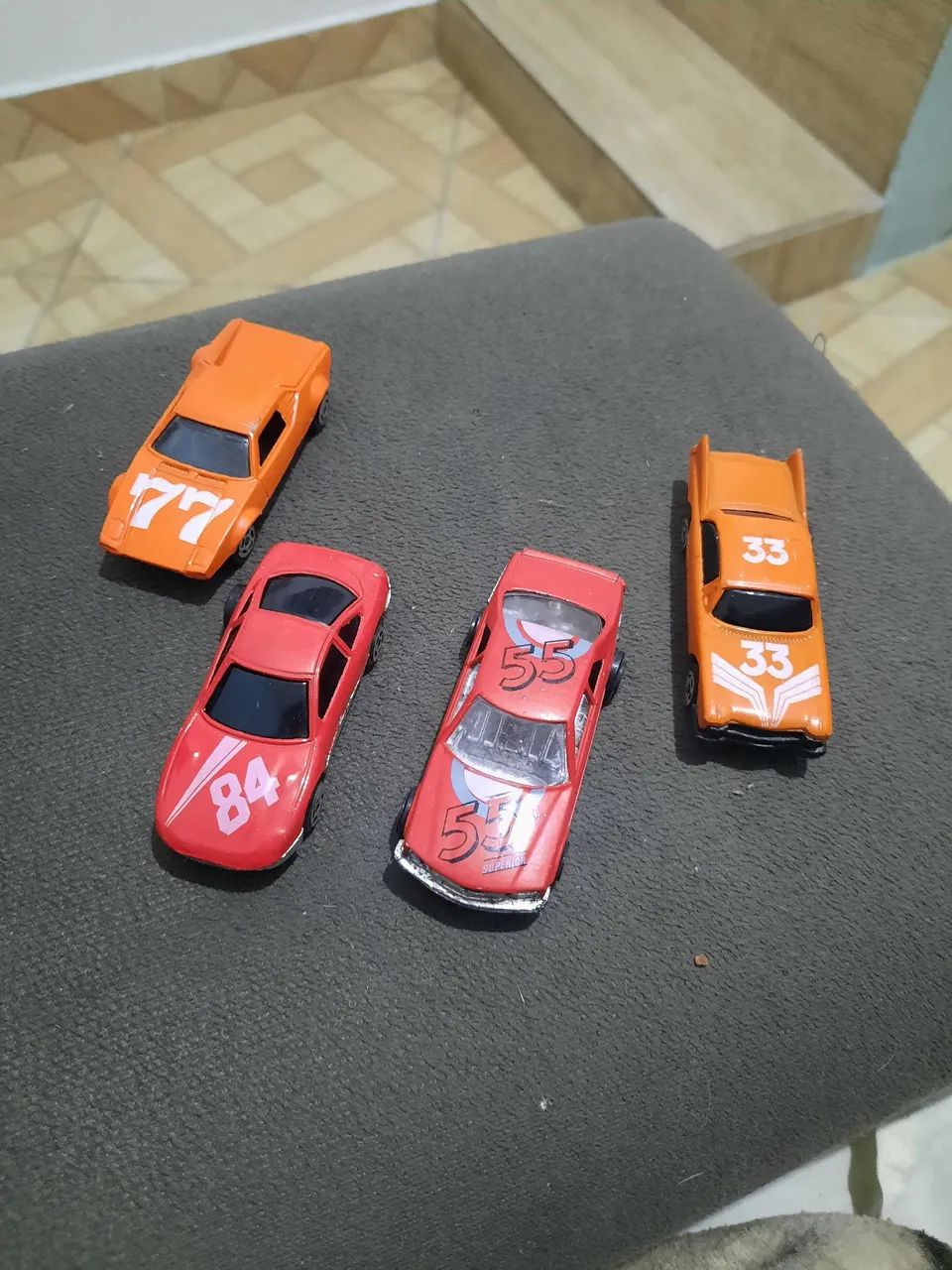 Kit 4 carrinhos miniatura 