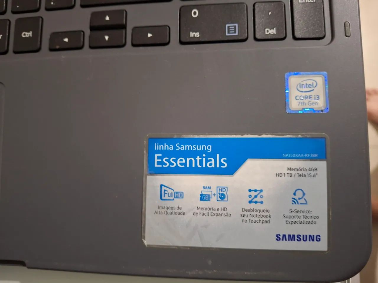 Notebook/Carcaça Samsung Essentials Intel Core I3 S/HD ( Completo ). - Foto 5