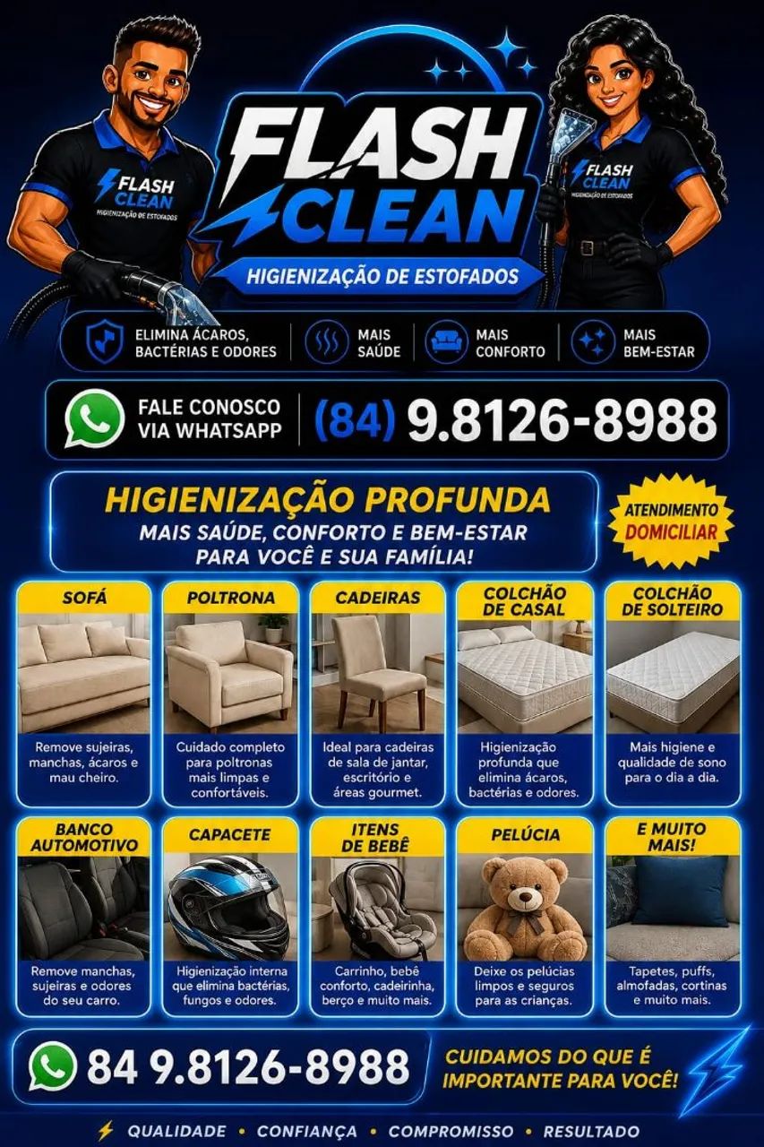 Flash Clean Higienização de Sofás e Estofados - Atendimento Domiciliar - Foto 3