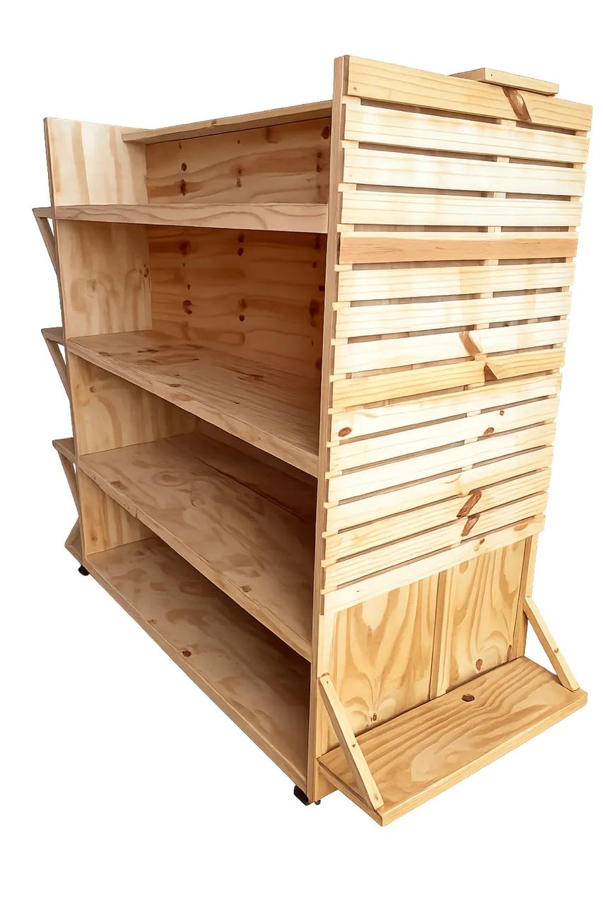 Goldula de madeira para lojas