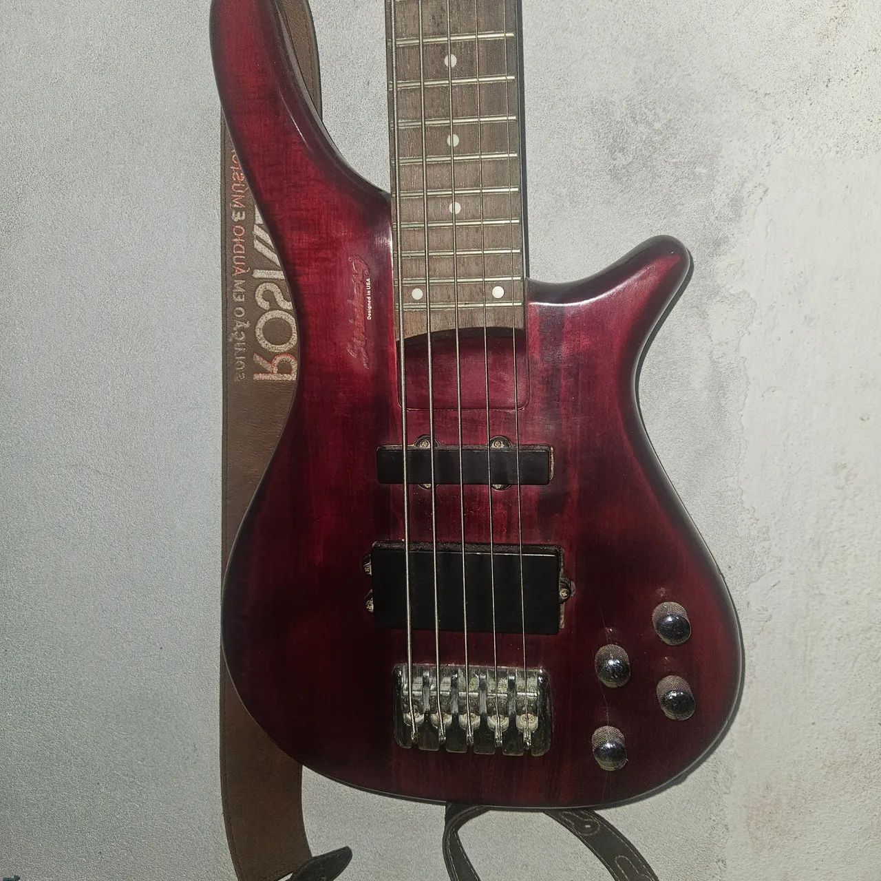 Baixo 5 cordas/cubo baixo/cavave bass - Foto 5