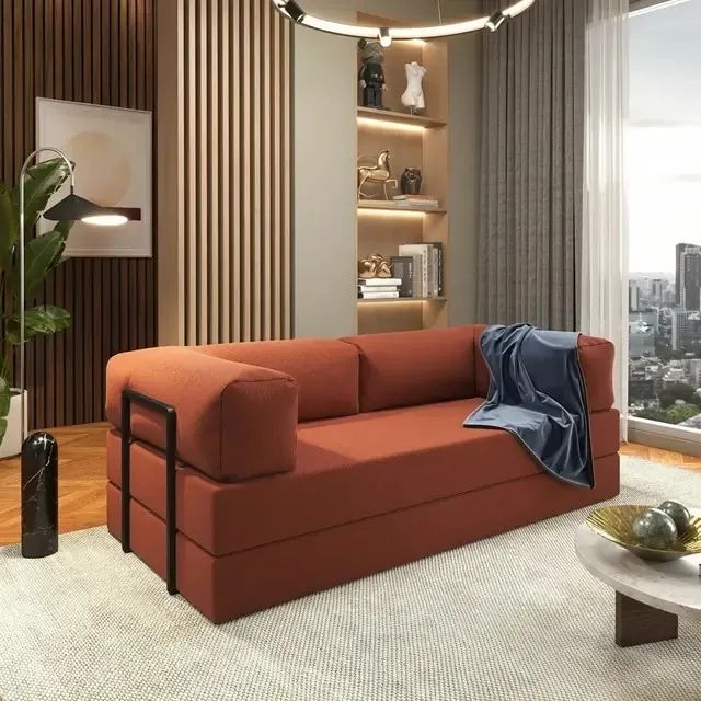 Sofá Cama Franca  na Caixa c/ Espuma D33 Expansível l76 - Foto 3