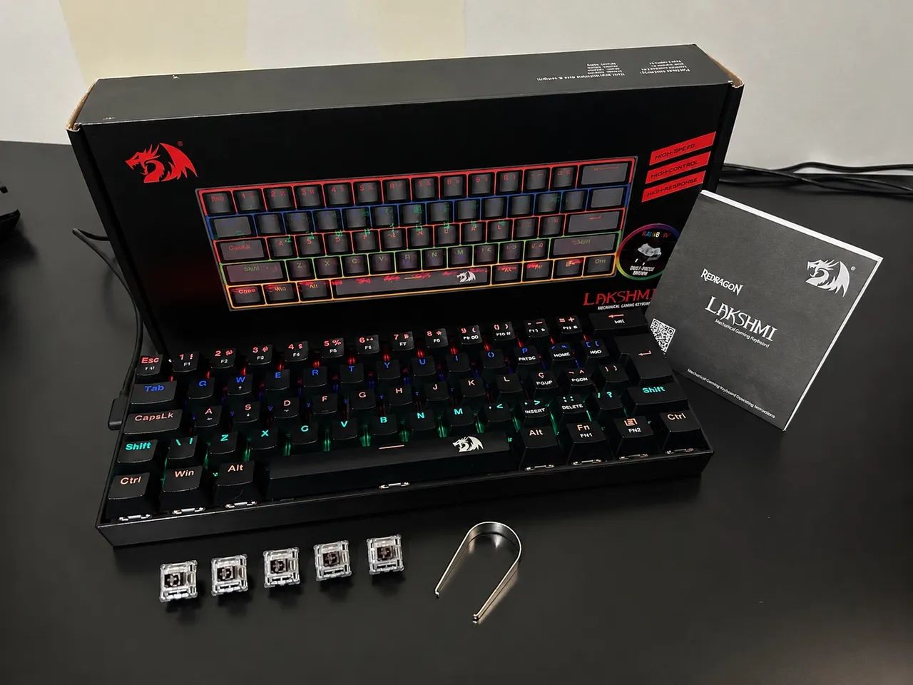 Teclado Redragon lakshmi 60%  - Foto 3