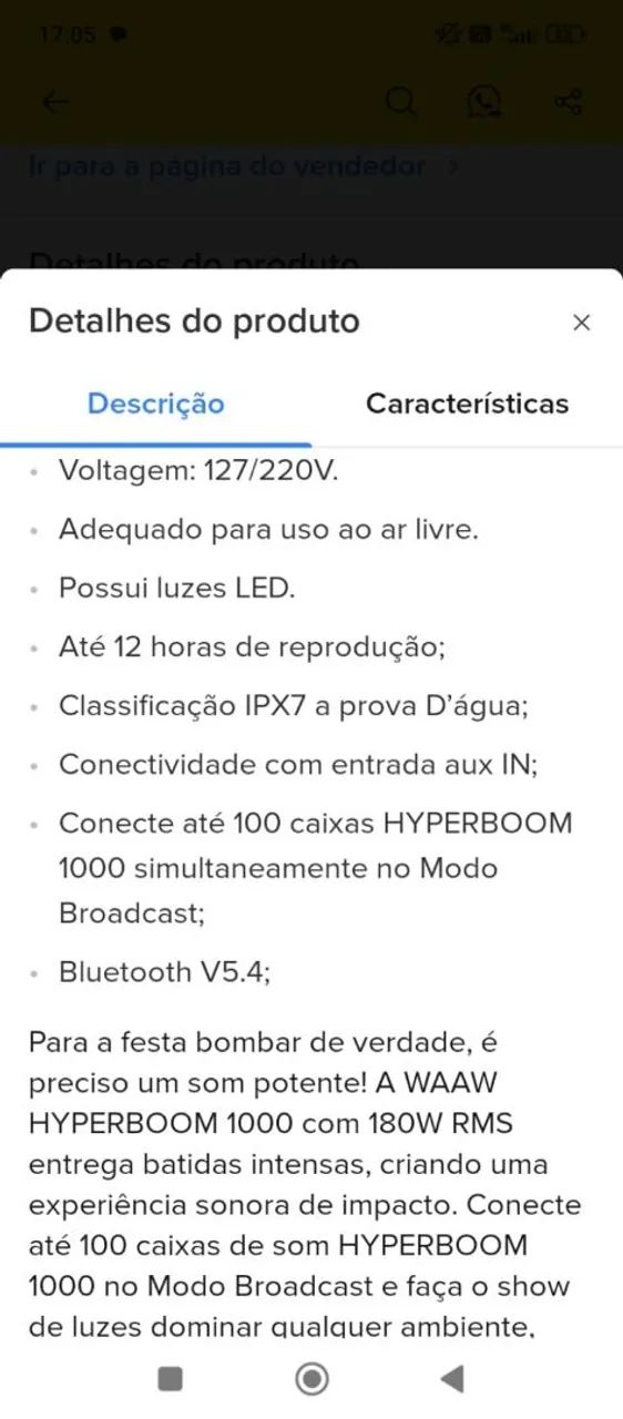 Caixa de som 