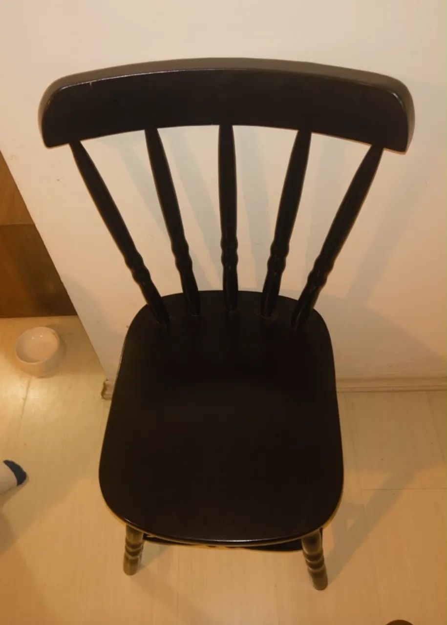 Cadeira jantar preta - Foto 3