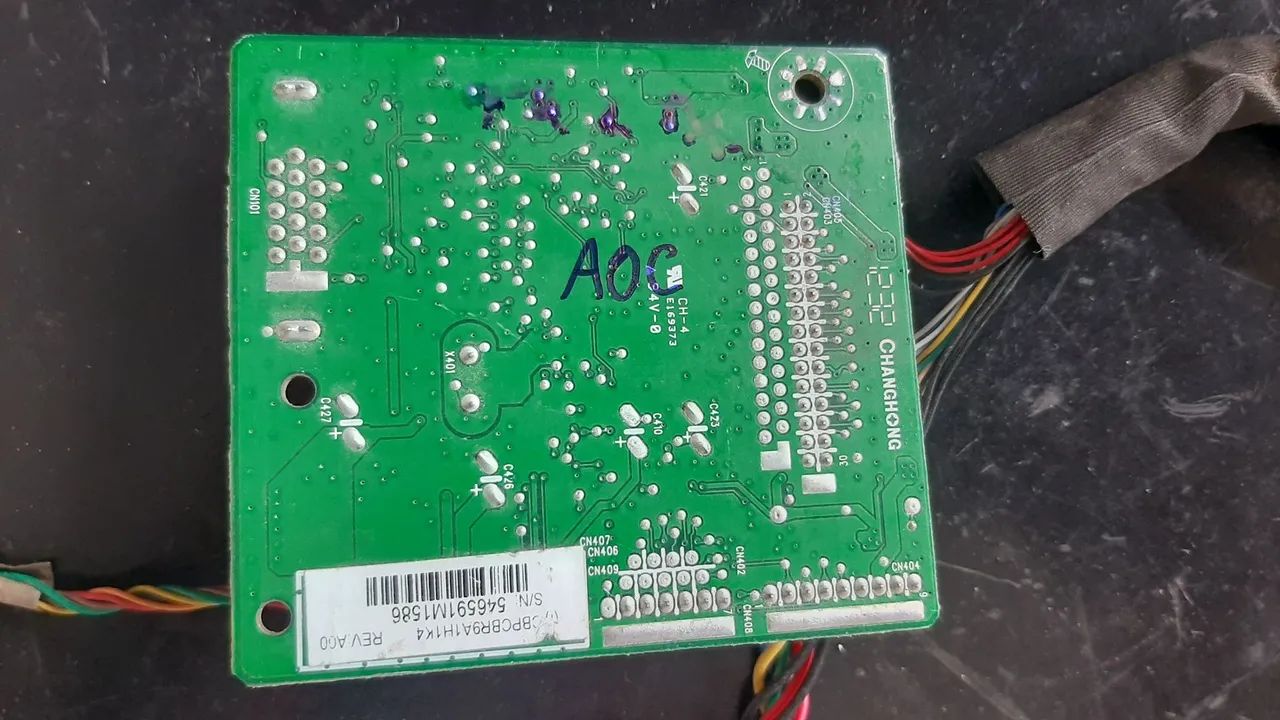 Placas do monitor AOC e2050Sn - Foto 3