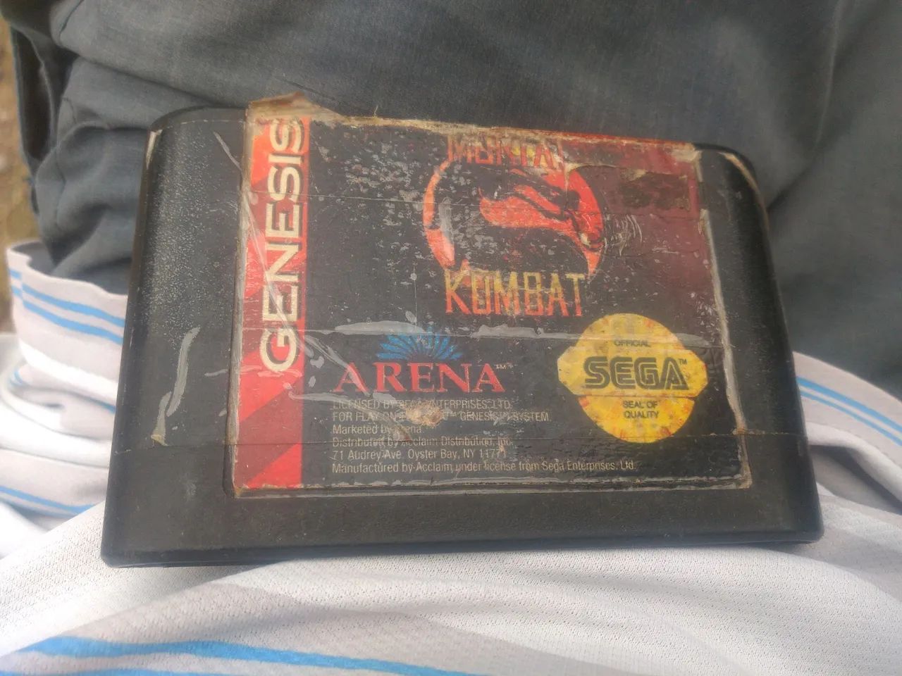 Cartucho mortal Kombat mega drive 