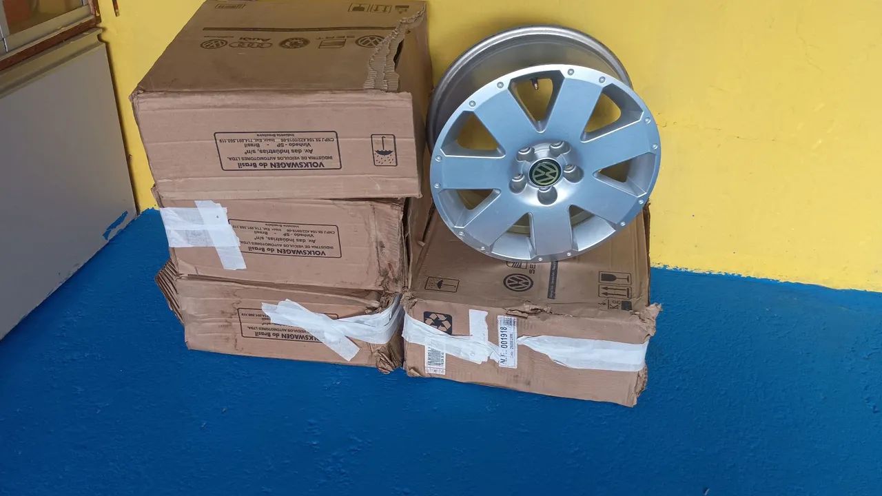 Jogo de rodas aro 15 volkswagen, 5 furos  - Foto 4