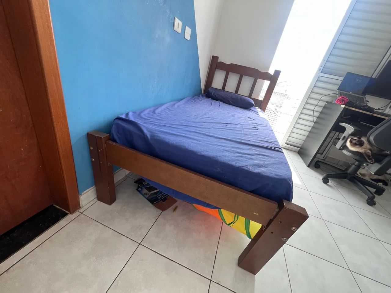 Cama de solteiro madeira - Foto 3