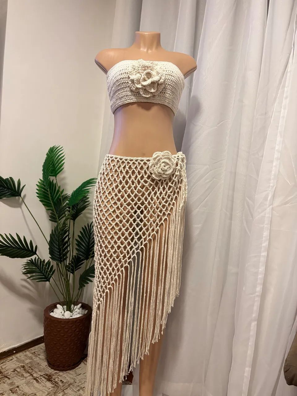 Conjunto de crochê  - Foto 4