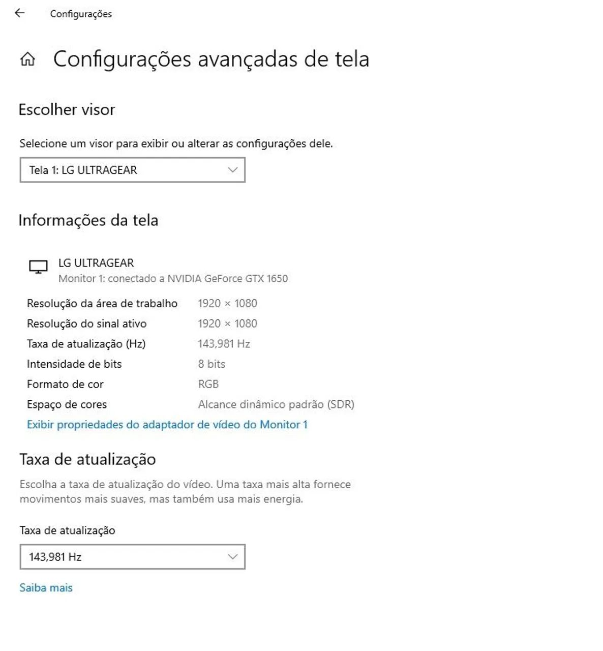 DESAPEGO - MONITOR GAMER 24 POLEGADAS 144Hz - Foto 2