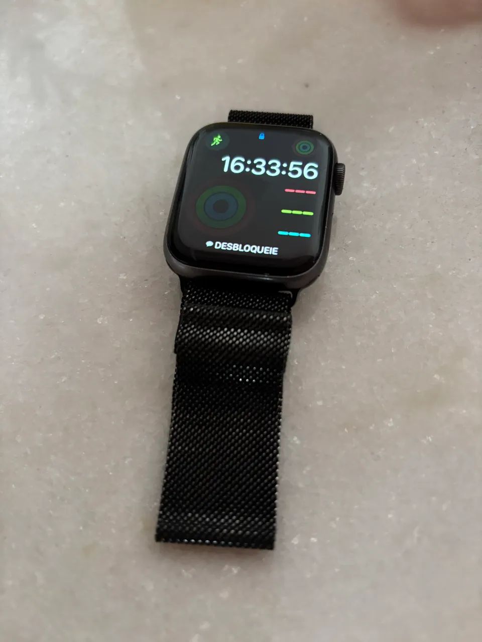 Apple Watch Series 5 44mm GPS + Cellular + Pulseira Milanese - Foto 2