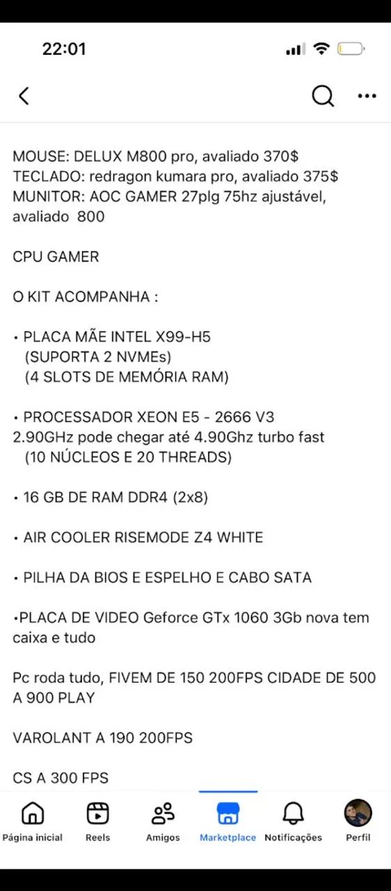 Pc gamer completo  - Foto 4