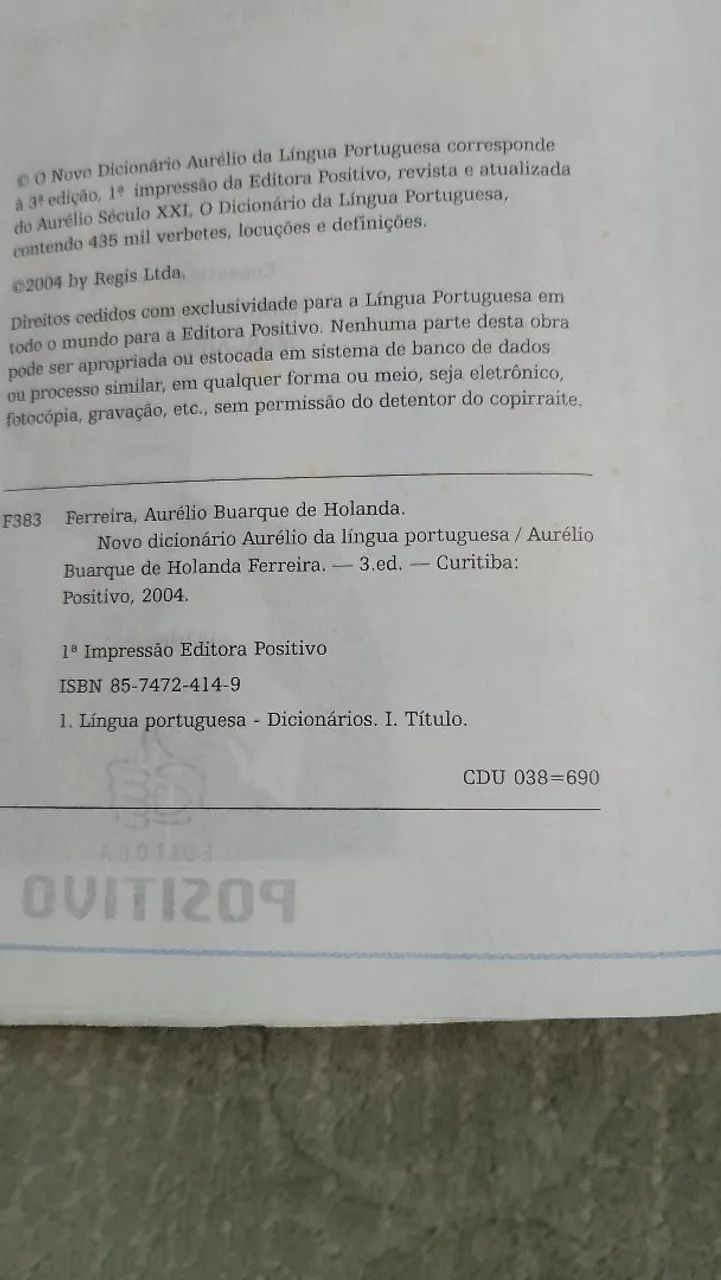 Dicionário Aurélio  - Foto 2