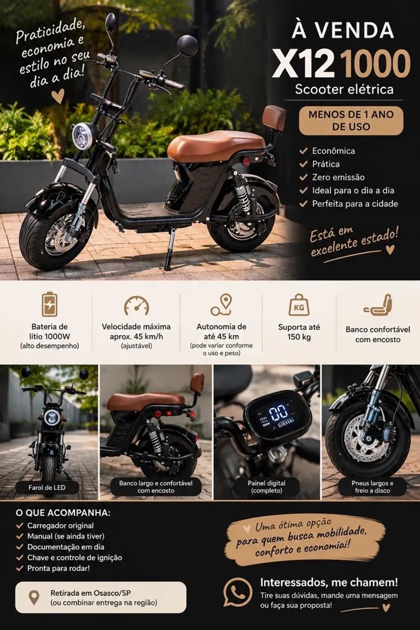 Moto elétrica  - Foto 3