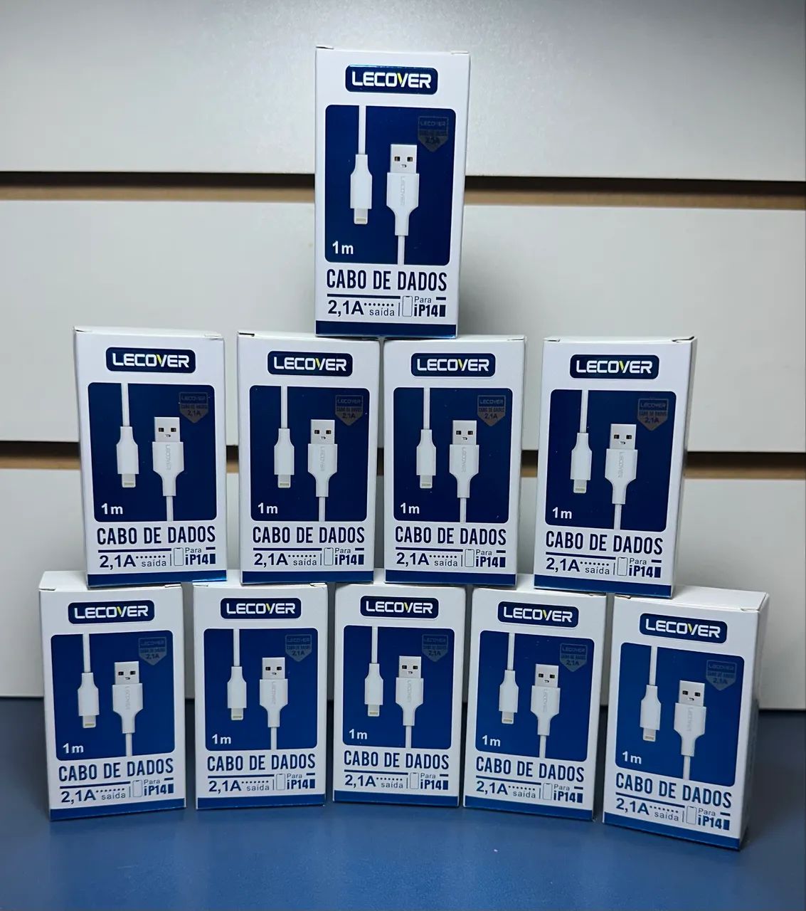 Kit 10 Cabos IPhone NOVOS 