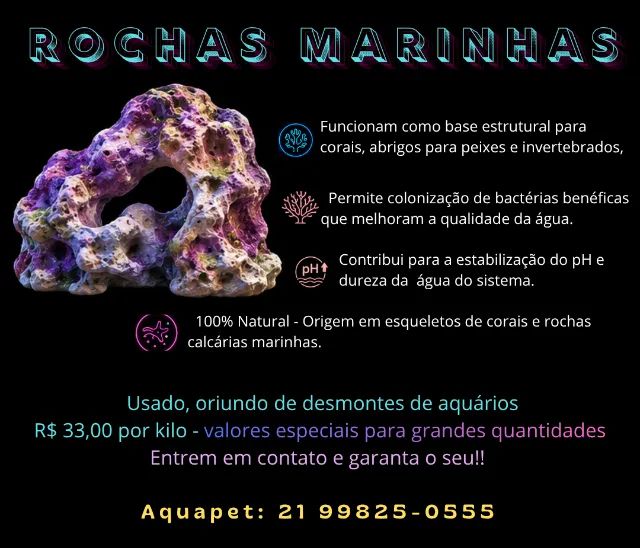 Rochas para Aquário