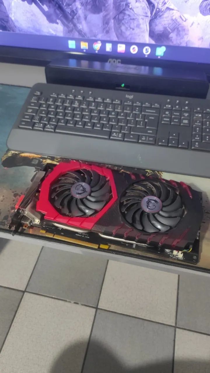 Placa de vídeo GeForce GTX 1070 8gb - Foto 3