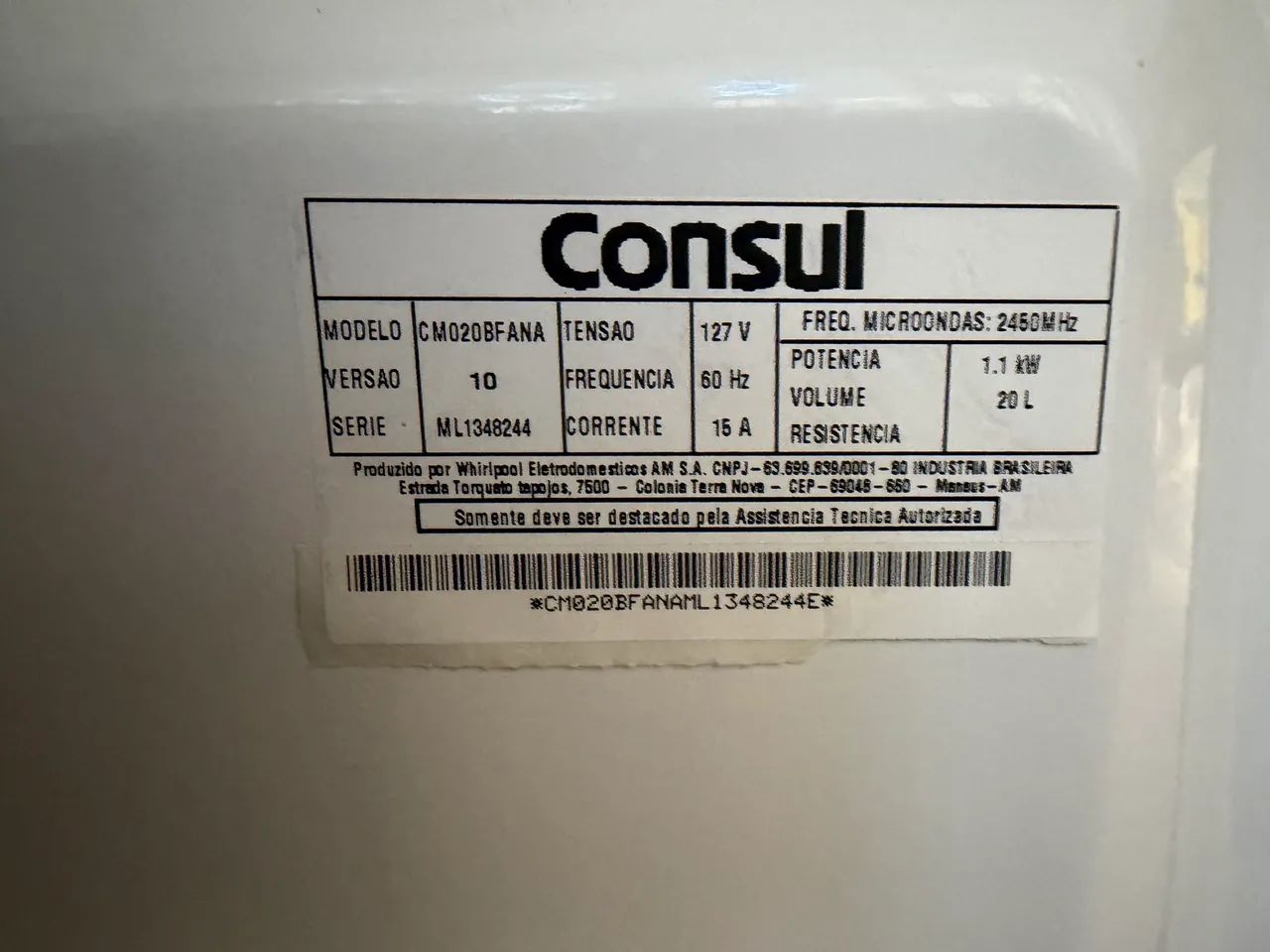 Microondas Cônsul 20L  - Foto 5