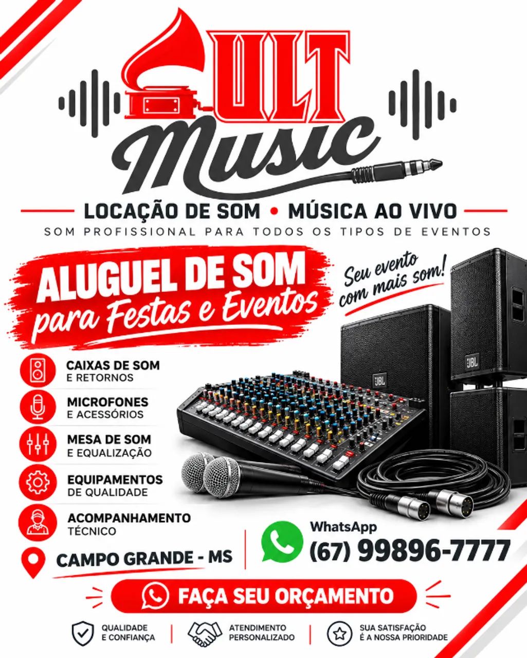 Aluguel de Som Campo Grande - MS