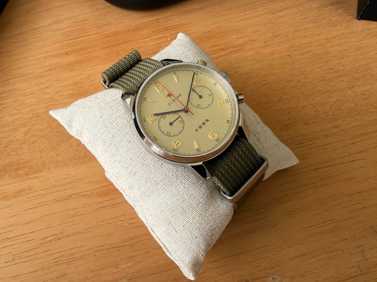 Relogio Seagull 1963 st1901 cronografo mecanico safira 40mm