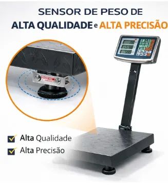 Balança Digital Bivolt 150 Kg  Alta Precisão - Foto 3
