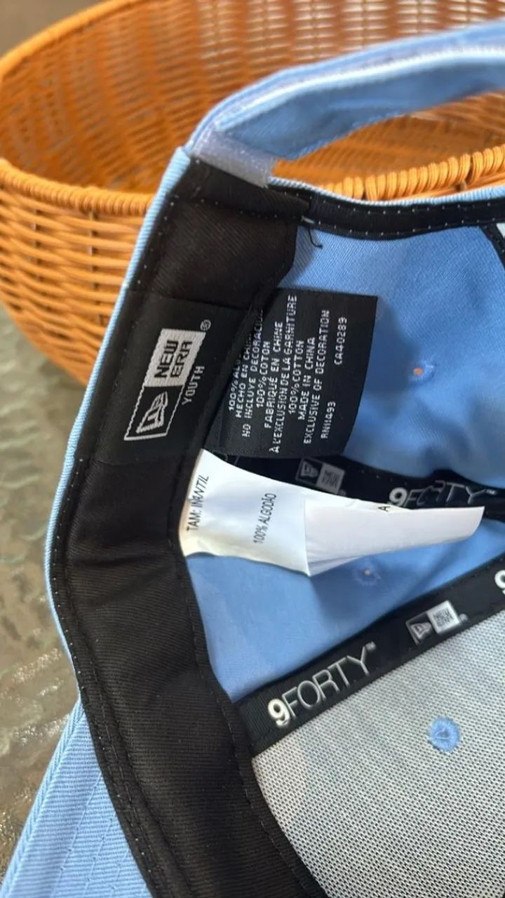 boné aberto new era kidneyyan sky aba curva azul - novo - Foto 4