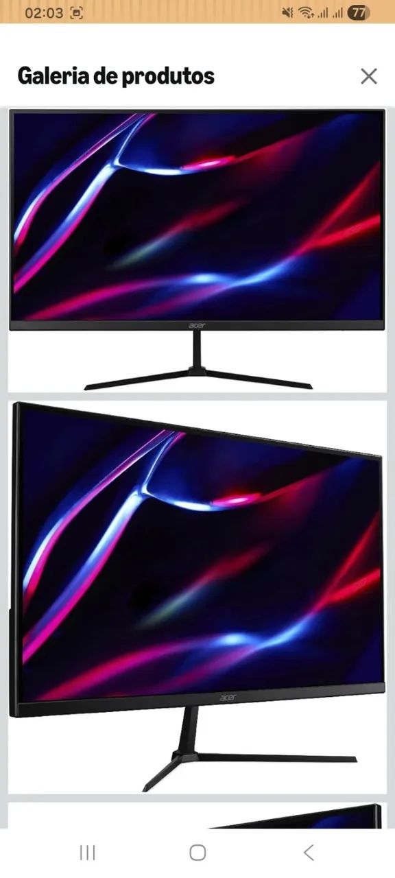 Monitor Gamer acer 180hz - Foto 2