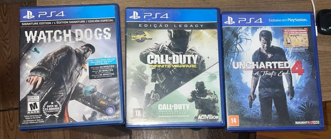 JOGOS DE PS4