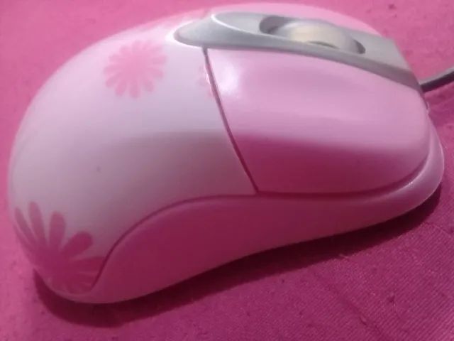 Mouse USB com Capinhas Extras e cabo de 120Cm. - Foto 5