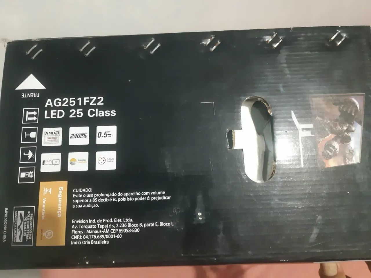 Monitor gamer agon 240hz  0.5ms - Foto 2