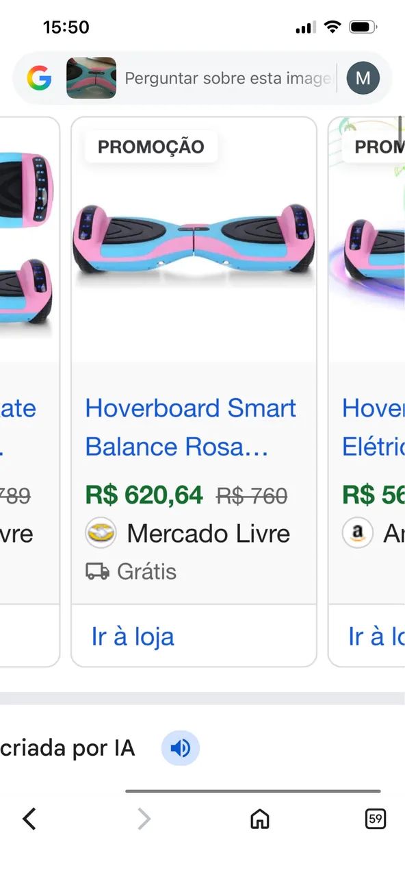 Hoverboard 6.5 polegadas ! Com luzes ! Musical NOVO  Ac cartão  - Foto 3