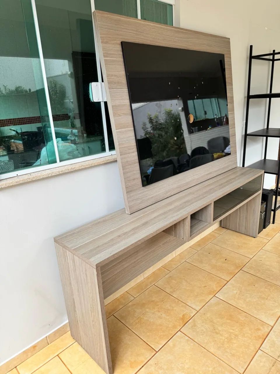 Rack com Painel para TV em MDF - Foto 2