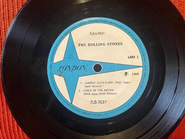 Single Rolling Stones Jumpin' Jack Flash LP Vinil Compacto - Foto 5