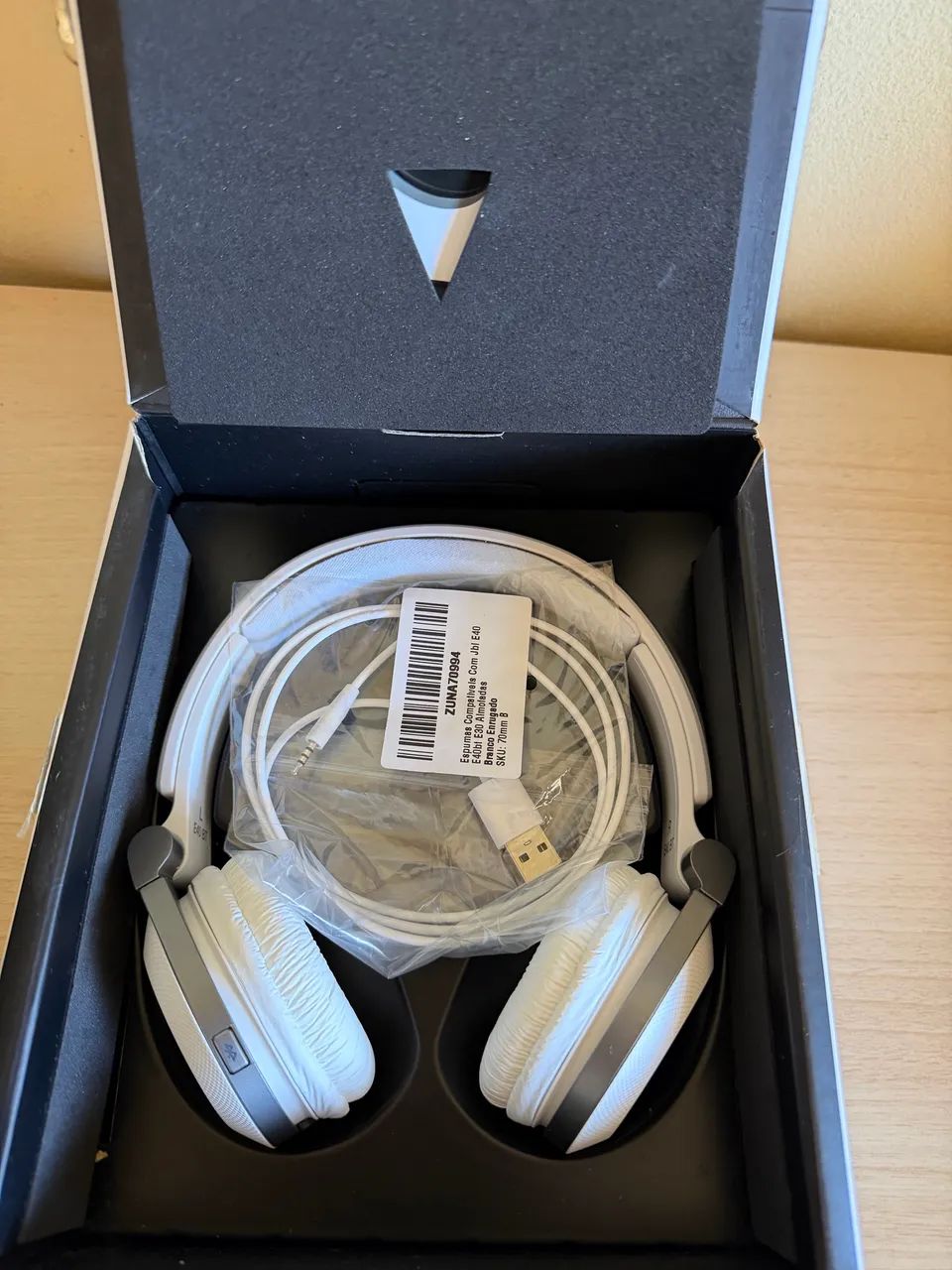 Fone de Ouvido Bluetooth JBL Synchros E40BT Branco - Ótimo Estado / Som Premium - Foto 3