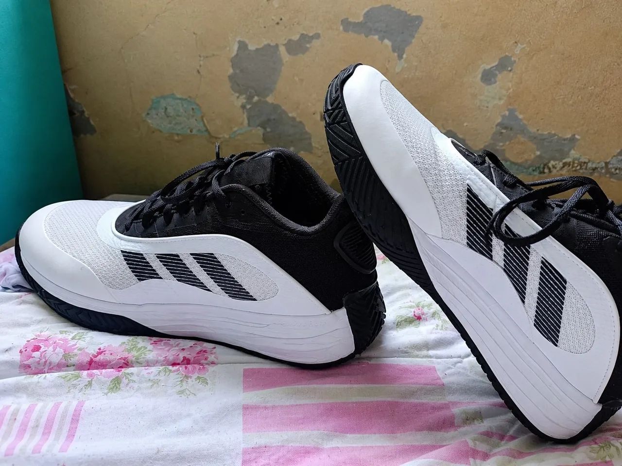 Adidas own the game 3.0 (branco e preto)  - Foto 3