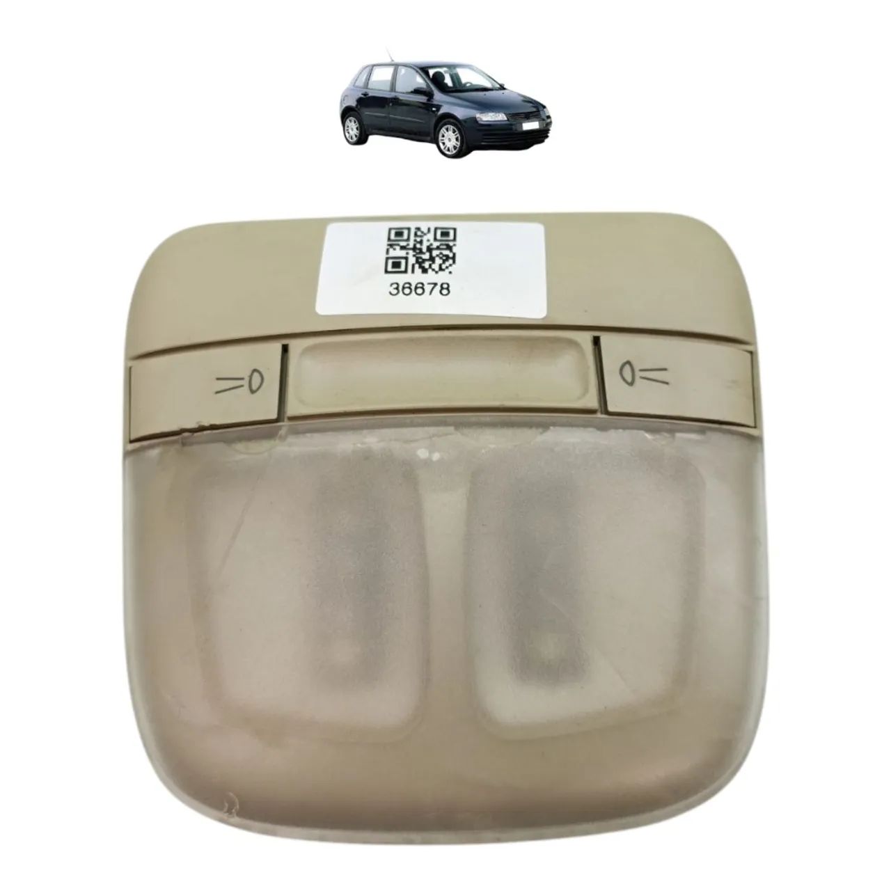 Luz Teto Cortesia Traseira Fiat Stilo 2003 2004 2005 2006 07