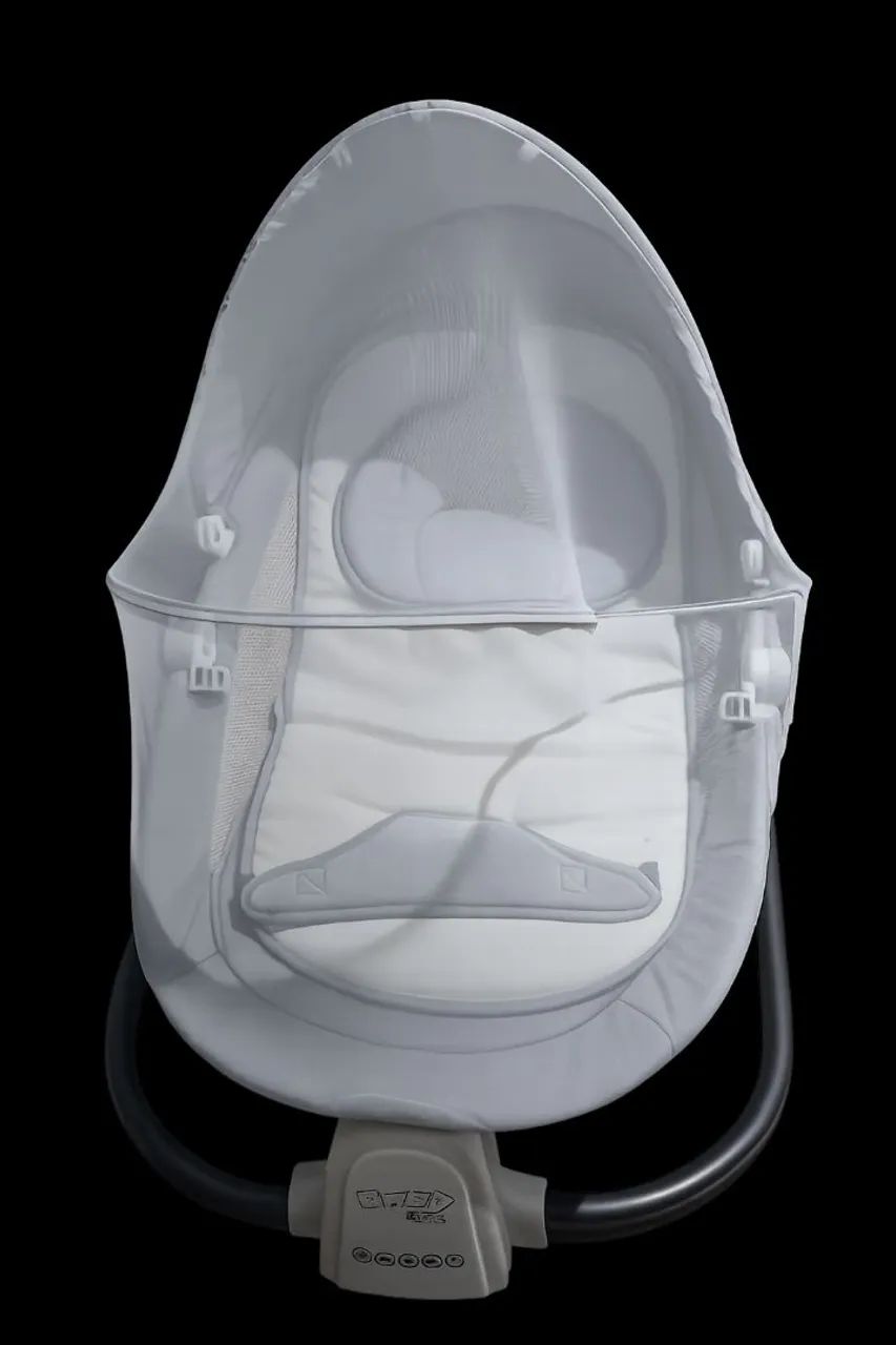 Cadeira de Balanço Elétrica Maxi Baby com Bluetooth e Mosquiteiro - Nova