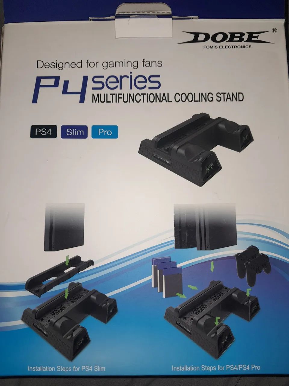 Base PS4 para carregamento e cooler para refrigeração  - Foto 4