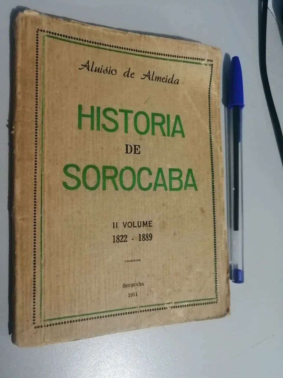 Livro história de Sorocaba