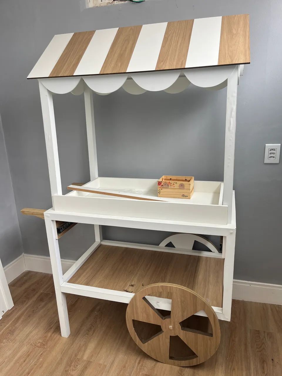 Carrinho gourmet 100% MDF  - Foto 3