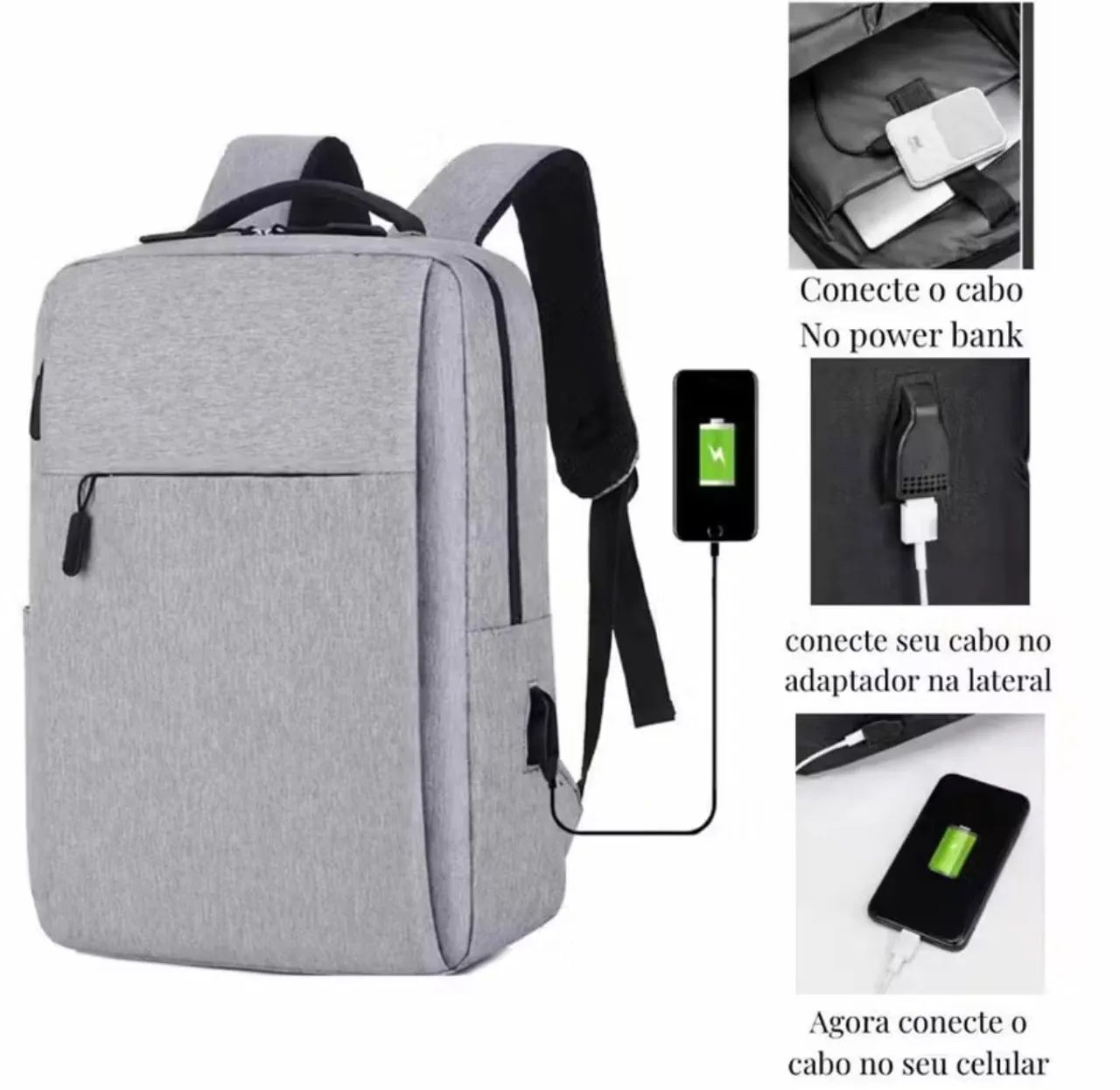 Mochila Notebook Moderna Resistente 